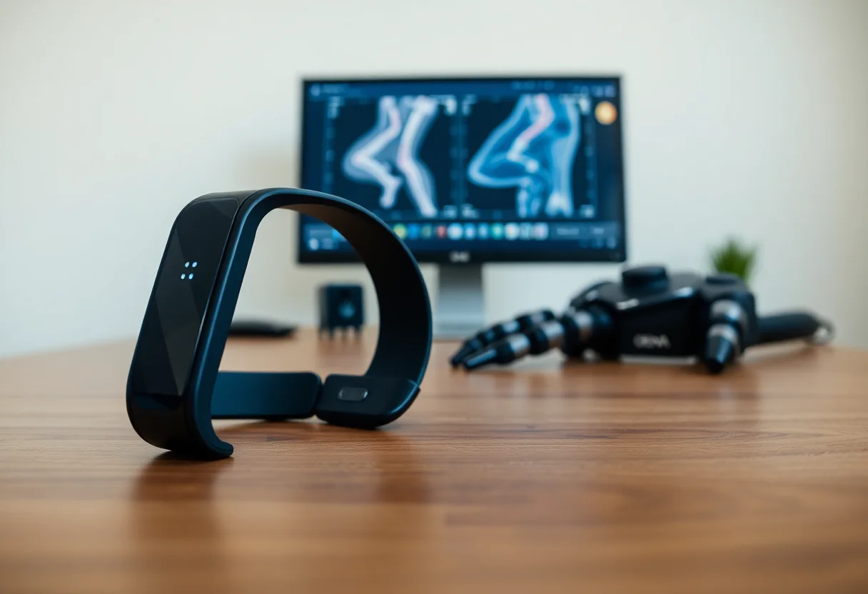 Wristband enables wearers to control a robotic hand with their own movements